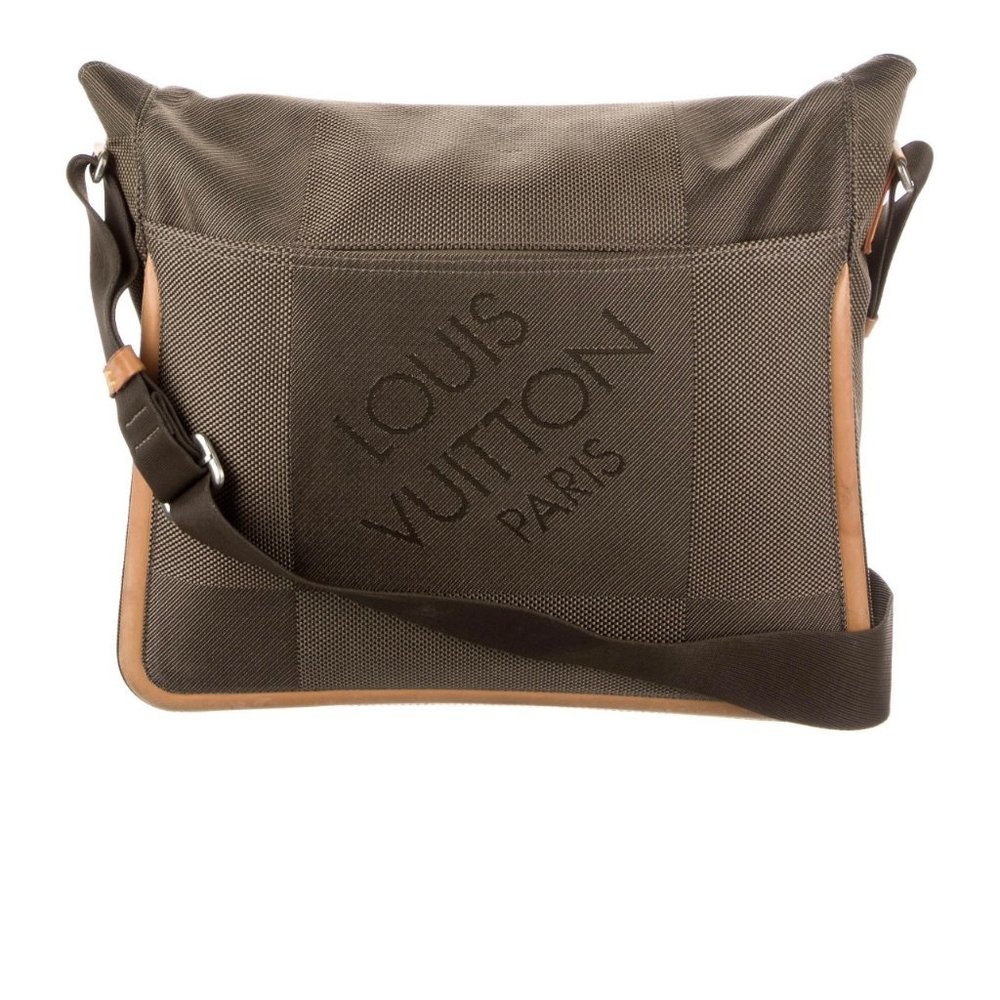 Louis Vuitton Terre Damier Geant Brown Canvas Messenger Bag